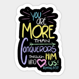 More than Conquerors Sticker